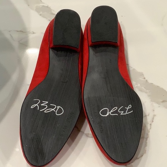 Nine West Red Suede Loafer Flats - Picture 5 of 5